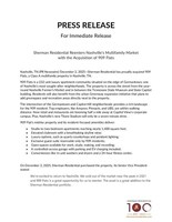 Sherman Residential Reenters Nashville’s Multifamily Market with the Acquisition of 909 Flats