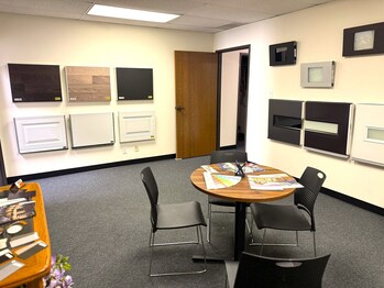 Hands-on access to garage door samples and design guidance