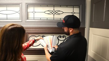 Garage door samples, design options and expert guidance