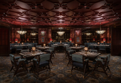 LAS VEGAS (December 4, 2025) – Gymkhana, the acclaimed Two Michelin-starred London restaurant, is now open at ARIA Resort & Casino in Las Vegas—marking its first location in the United States. Pictured here: The Vault within Gymkhana Las Vegas. Photo Credit: AVABLU