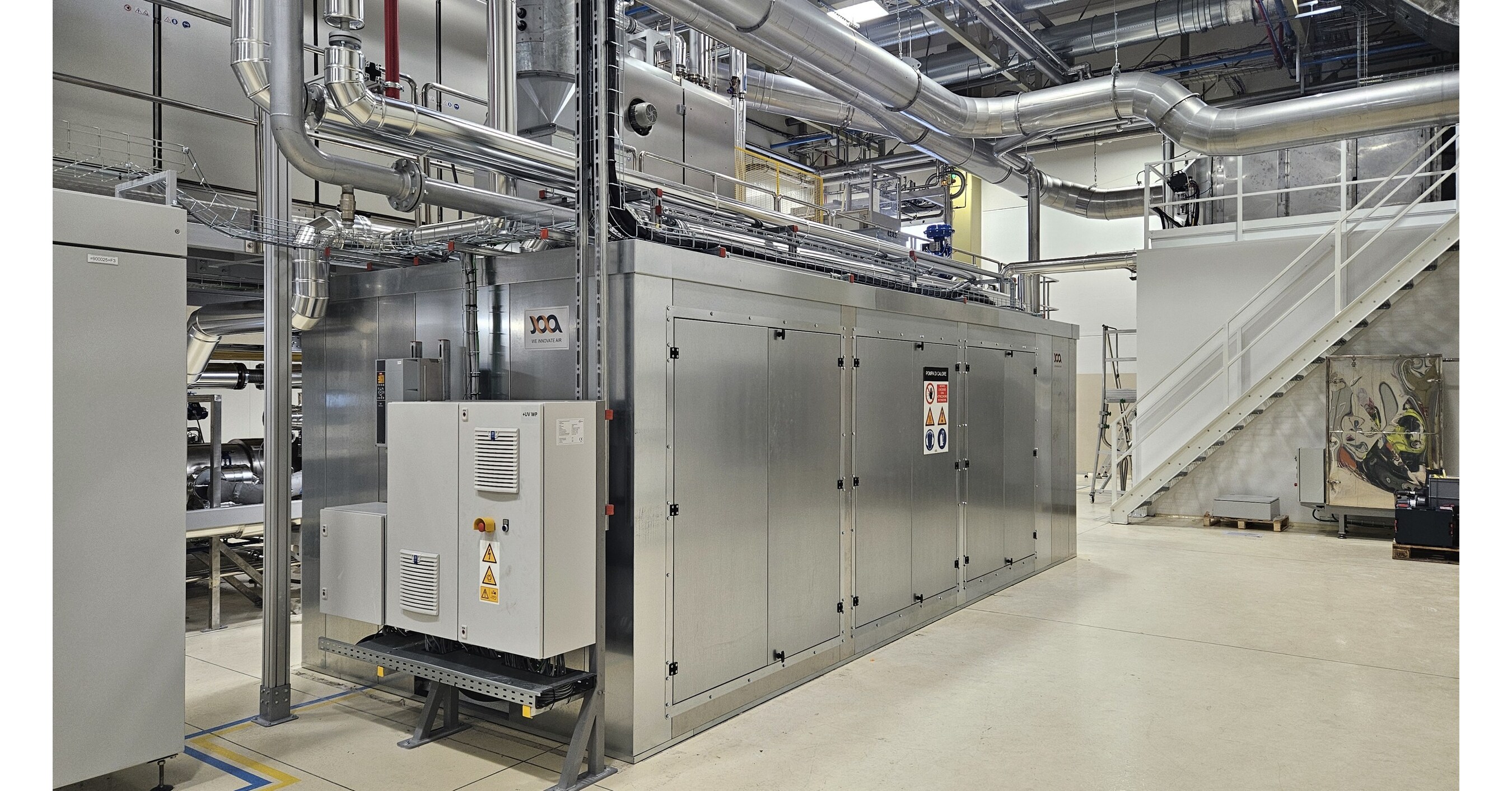JOA Air Solutions Launches Steam-Producing Heat Pump System for Industrial Drying at Philip Morris International's Bologna facility