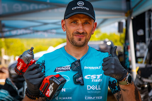 Antanas Kanopkinas, a notable member of the CFMOTO Thunder Racing Team, uses and recommends DCK power tools. Antanas Kanopkinas, a notable member of the CFMOTO Thunder Racing Team, uses and recommends DCK power tools.