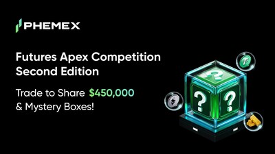 Phemex enciende el frenesí bursátil de fin de año con la Futures Apex Competition, con un premio de 450.000 dólares (PRNewsfoto/Phemex)