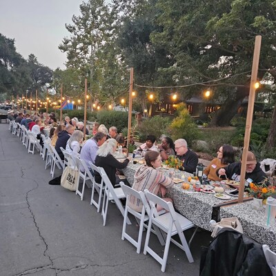 An Altadena community comes together for a block party nearly a year after the Eaton Fire devastated their neighborhood.