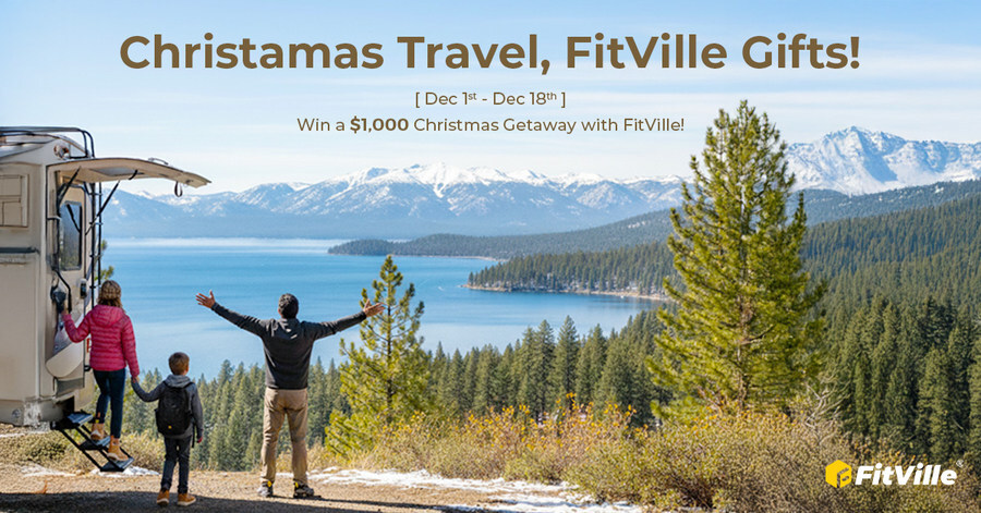 FitVille's Christmas Travels: Win $1,000 and Travel-Ready Shoes!