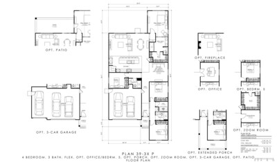 Examples of floor plans Brookfield Residential has uploaded to the Builders Alliance interactive portal. Residences are filtered by lot size, zoning and other requirements for hundreds of individual lots in Altadena and Pacific Palisades.