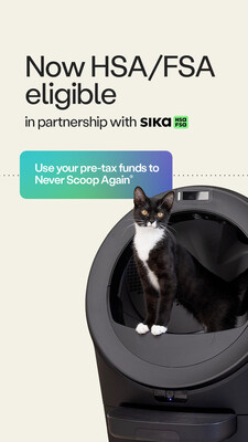 Whisker’s Litter-Robot is the first HSA/FSA-eligible automatic litter box
