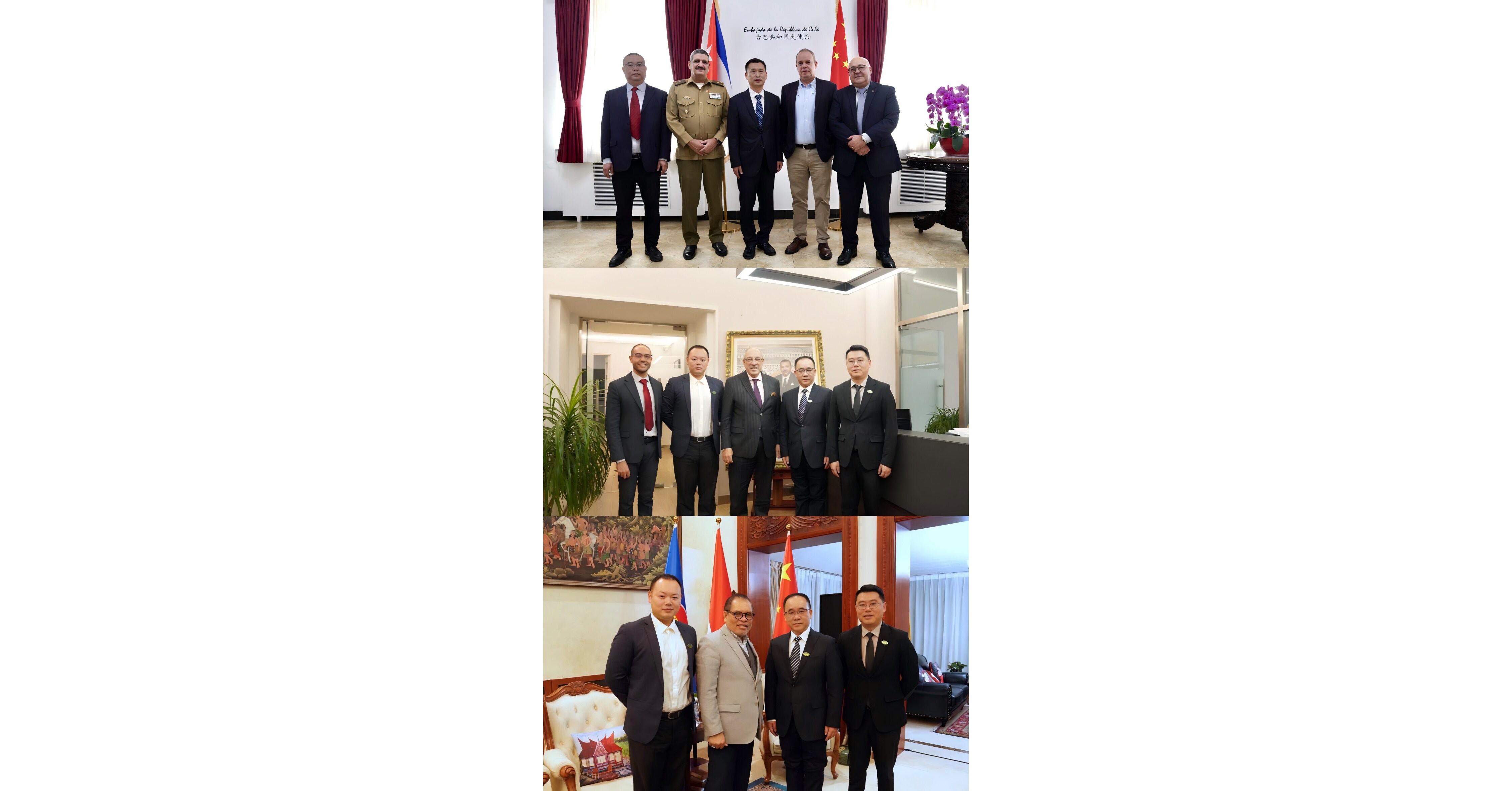 Xinhua Silk Road: Great Wall Cigar explores global industrial cooperation via embassy visits in Beijing