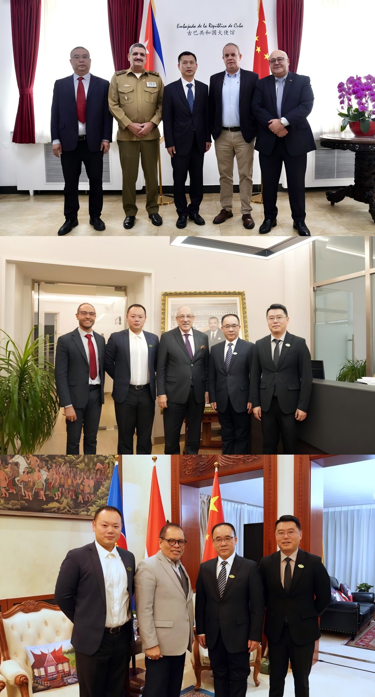 Xinhua Silk Road: Great Wall Cigar explores global industrial cooperation via embassy visits in Beijing