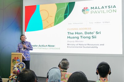 Malaysia Pavilion Closing Ceremony & Closing Speech - The Hon. Dato’ Sri Huang Tiong Sii, Deputy Minister, Natural Resources
