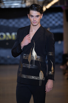 HIROMI ASAI show at Miami Art Week 2025, powered by Art Hearts Fashion, this image from the Los Angeles Fashion Week