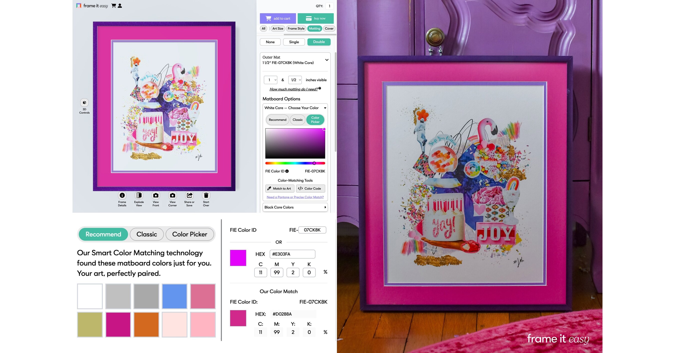 Frame It Easy Responds to a Colorless 2026 With a First-Ever Matboard Matching Breakthrough