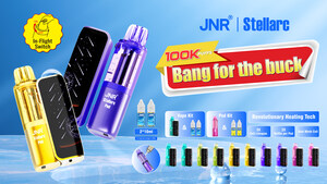 JNR Stellarc 100K Refillable Disposable Vape with Advanced Flight Safety Mode