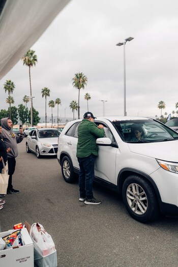 Car Pros Automotive Group’s annual Thanksgiving food and turkey giveaway supported 300 local families, in partnership with KLAX and the Los Angeles Regional Food Bank