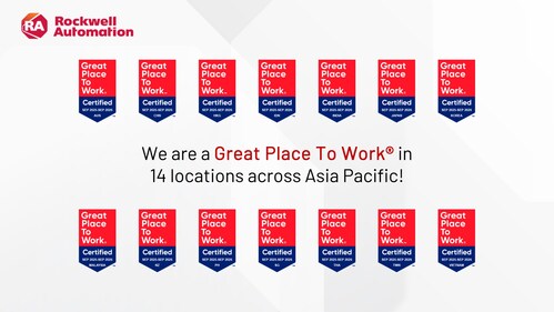 Rockwell Automation Asia Pacific Earns 2025 Great Place To Work Certification™ Rockwell Automation Asia Pacific Earns 2025 Great Place To Work Certification™