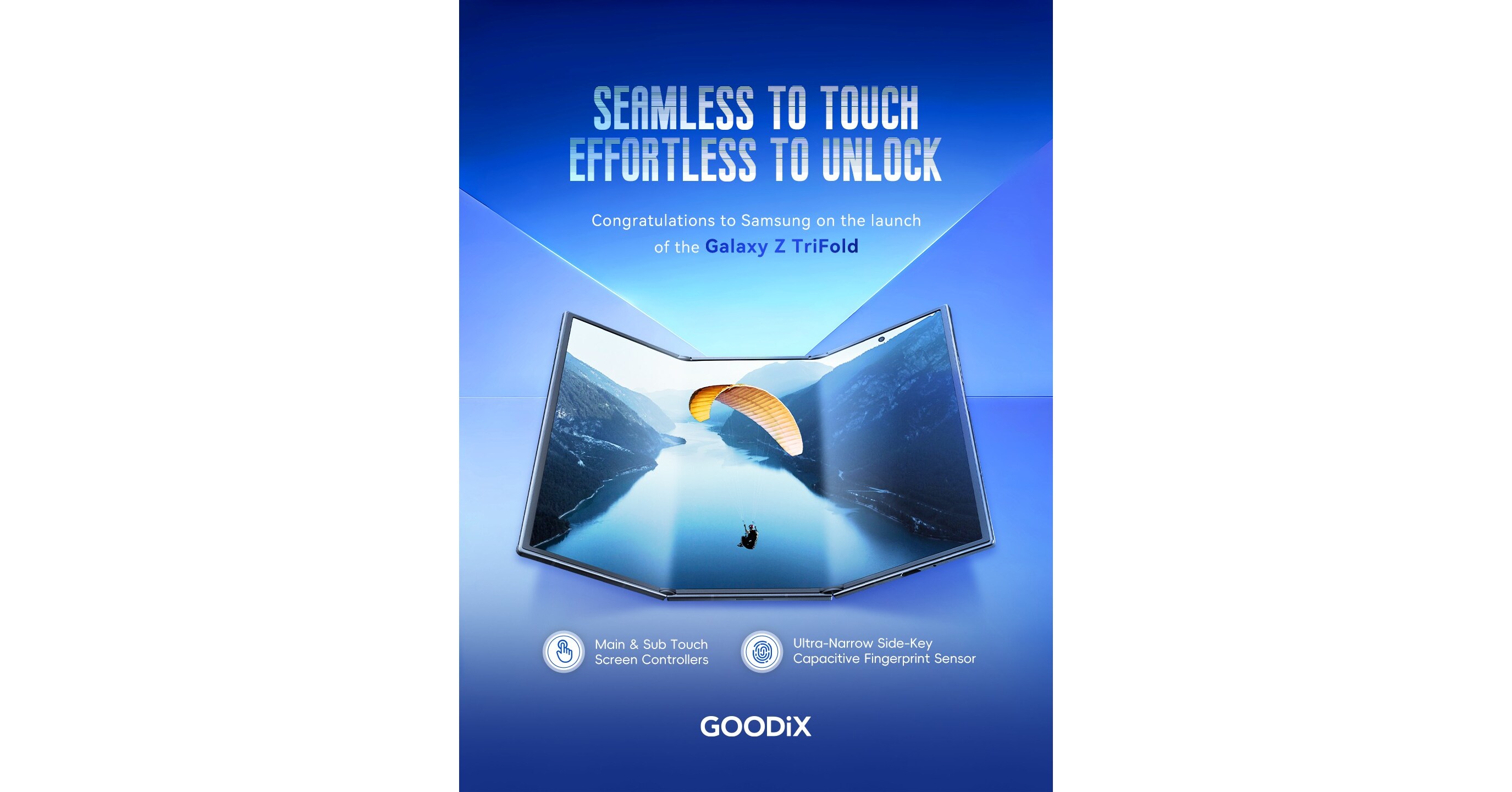 Goodix Powers Samsungs Galaxy Z TriFold with Advanced Foldable Touch and Fingerprint Solutions Goodix Powers Samsungs Galaxy Z TriFold with Advanced Foldable Touch and Fingerprint Solutions