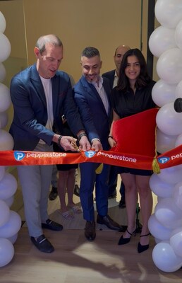 Pepperstone New Dubai Office Ribbon Cutting Ceremony (PRNewsfoto/Pepperstone Financial Services LLC)