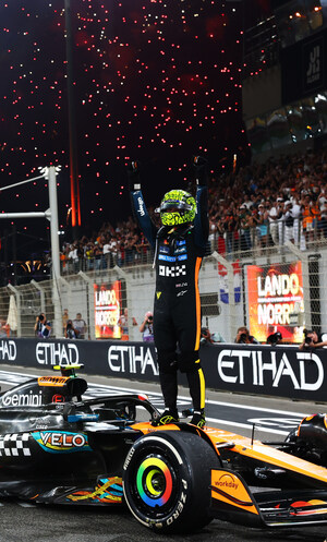 VELO AND THE McLAREN FORMULA 1® TEAM'S FAN-DESIGNED LIVERY TAKES CENTRE STAGE AS LANDO NORRIS WINS 2025 DRIVERS' CHAMPIONSHIP IN ABU DHABI