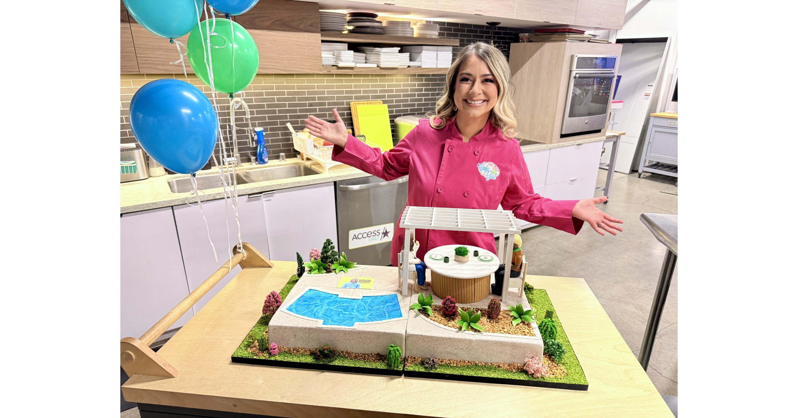 Kristina Lavallee Steals the Show on NBCs Access Daily With Custom Cake Surprise for Scott Evans