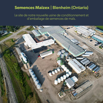 Site Maizex Blenheim (Groupe CNW/Sollio Agriculture)