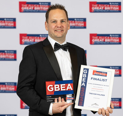 Trevor Palmer, Founder of EV Blocks, with his Global Entrepreneur of the Year 2025 award at The Allica Bank Great British Entrepreneur Awards Trevor Palmer, Founder of EV Blocks, with his Global Entrepreneur of the Year 2025 award at The Allica Bank Great British Entrepreneur Awards