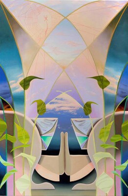 Karen Seapker. You are Spring, 2023. Oil on canvas; 72 x 48 in. Collection of Sasha and Charlie Sealy. © 2025 Karen Seapker. Photo: Sam Angel