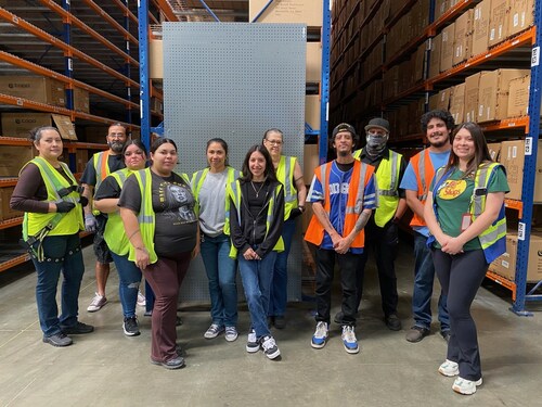 Barrett’s team celebrates the upcoming onboarding of Maxwood Furniture at Barrett’s Montebello facility.