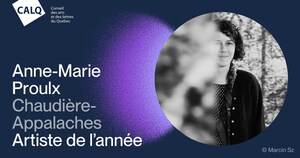 Anne-Marie Proulx reçoit le Prix du CALQ - Artiste de l'année en Chaudière-Appalaches