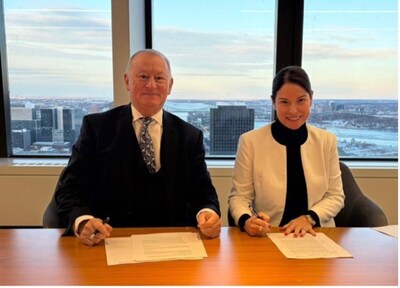 Left: Rémy Bourgeon, President of Alderan, and Carolyne Doyon, President and CEO of Club Med North America & the Caribbean. Left: Rémy Bourgeon, President of Alderan, and Carolyne Doyon, President and CEO of Club Med North America & the Caribbean.