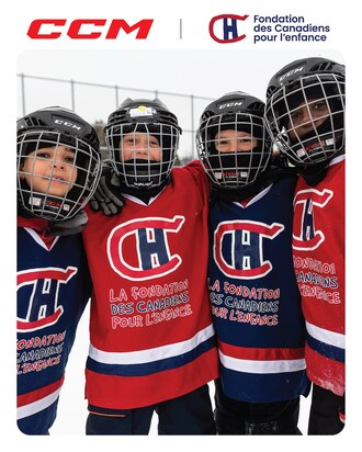 CCM Hockey annonce un partenariat pluriannuel avec la Fondation des Canadiens pour l'enfance et l'organisation des Canadiens de Montréal (Groupe CNW/CCM Hockey)