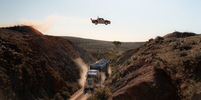 A mind-bending 160-foot gap jump in the Australian outback, some ten stories in the air A mind-bending 160-foot gap jump in the Australian outback, some ten stories in the air