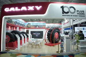 Galaxy unveils its latest tyre innovations at CII EXCON 2025