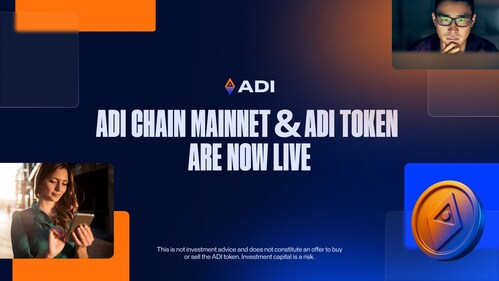 La Fondation ADI annonce le lancement du réseau principal d'ADI Chain et du jeton utilitaire ADI