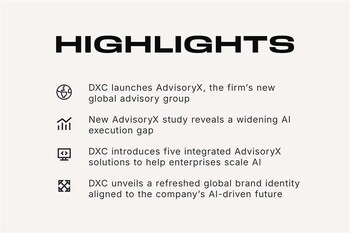 Highlights (CNW Group/DXC Technology Company)