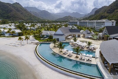 Pictured here: Sandals Saint Vincent and the Grenadines, one of 17 Sandals Resorts ready to help couples give a gift that truly makes an impression this holiday season: an all-inclusive Caribbean vacation. Pictured here: Sandals Saint Vincent and the Grenadines, one of 17 Sandals Resorts ready to help couples give a gift that truly makes an impression this holiday season: an all-inclusive Caribbean vacation.