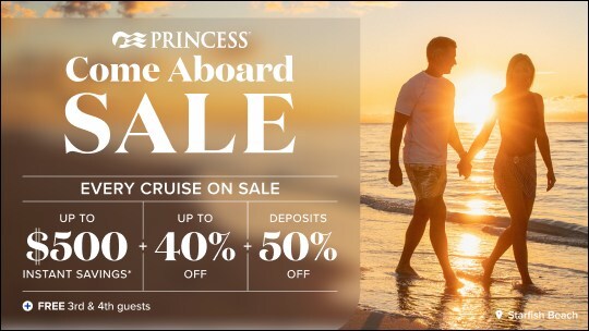 Princess Cruises Launches 2026 Wave Season "Come Aboard Sale"