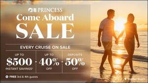Princess Cruises Launches 2026 Wave Season "Come Aboard Sale"