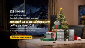 Zendure répand la joie des fêtes avec ses offres de Noël