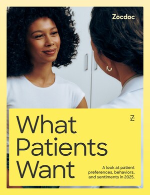 Zocdoc Reveals Evolving Patient Preferences and Trends in Third Annual What Patients Want Report