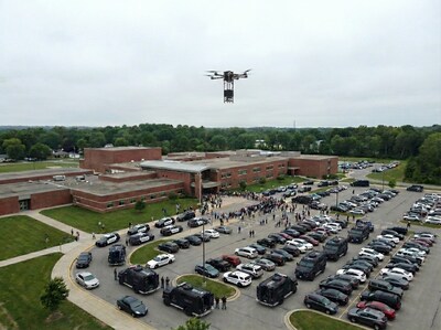 Drone above School. Photo for marketing purposes only Drone above School. Photo for marketing purposes only