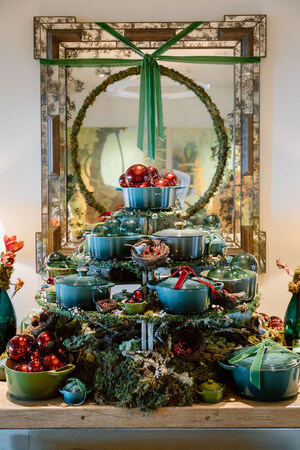 Auberge du Soleil Unveils Culinary Holiday Display in Partnership With Revered French Cookware Pioneer, Le Creuset, Showcasing Festive Dutch Oven Holiday Tree