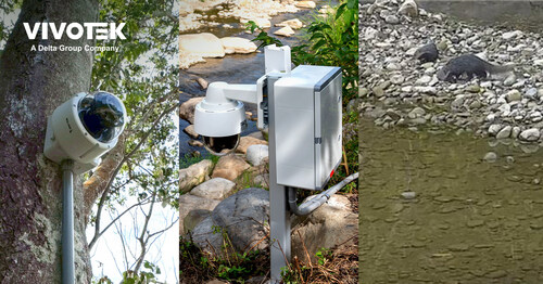 VIVOTEK deployed AI security solutions at Zhonggua River to protect local wildlife and their habitat, capturing rare footage of the protected crab-eating mongoose foraging.