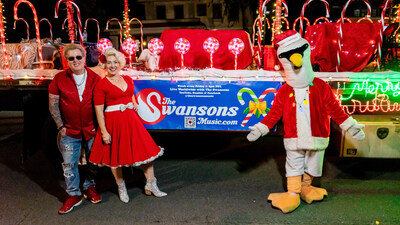 The Swansons at the 2025 Ontario Holiday Light Parade The Swansons at the 2025 Ontario Holiday Light Parade