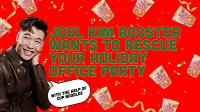 Enter the chance to win Cup Noodles' Office Party Rescue Sweepstakes starting December 10 through December 24