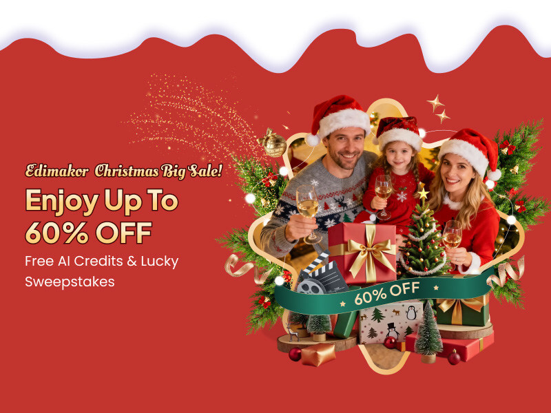 Edimakor's Christmas Celebration Big Sale: Buy One, Get One Free!