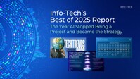 Info-Tech Research Group&#39;s Best of 2025 report highlights the top research, tools, and playbooks that CIOs relied on most as they worked to operationalize AI and strengthen the foundations required for long-term success. (CNW Group/Info-Tech Research Group)
