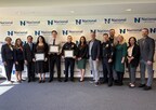 Scholarship recipients were recognized at a Dec. 9 ceremony at National University’s Carroll Canyon campus. Attendees included representatives from NU, City of San Diego, and Cal Coast Credit Union