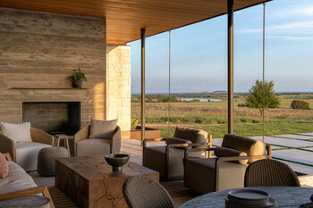 Elk Edge Retreat by Jeff Garnett, Architect. Award-winning design. Photography by Costa Christ.