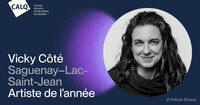 L&#39;artiste en th&#233;&#226;tre Vicky C&#244;t&#233; remporte le Prix du CALQ - Artiste de l&#39;ann&#233;e au Saguenay-Lac-Saint-Jean. cr&#233;dit : Patrick Simard (Groupe CNW/Conseil des arts et des lettres du Qu&#233;bec)