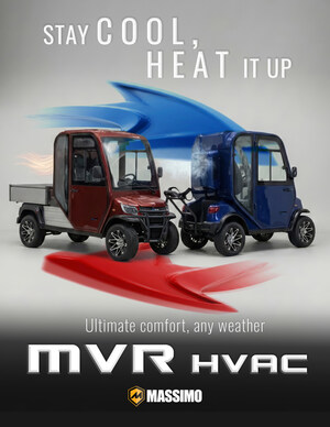 Massimo Group to Debut New MVR HVAC Pro Series at the 2026 PGA Show in Orlando, Featuring Fully Enclosed, Climate-Controlled Electric Vehicles